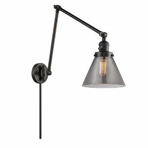 Cone - 1 Light Swing Arm Wall Sconce In Industrial Style-30 Inches Tall and 8 Inches Wide - 1 of 1