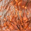 LumaBase Battery-Operated LED Fairy String Lights, Orange - Set of 2 - 2 of 4