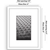 Americanflat 6x8 Picture Frame with Shatter-Resistant Glass - Use as 3x5 Frame with Mat or 6x8 Frame Without Mat - Streamline Collection - White - 2 of 4