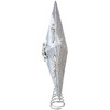 Kurt Adler Star Christmas Tree Topper, Blue & Silver, 13.5" - 2 of 4
