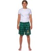 Harry Potter Pajamas Mens' Hogwarts House Crest Plaid PJ Lounge Shorts - 2 of 4