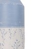 Floral Vase Blue Metal by Foreside Home & Garden - 3 of 4