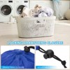 Unique Bargains Tear-Resistant Polyester Traveling Laundry Bag with Drawstring 2 Pcs - 4 of 4