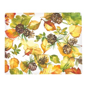 C&F Home Fall Leaves Hardboard Placemat Set of 6 - 1 of 3