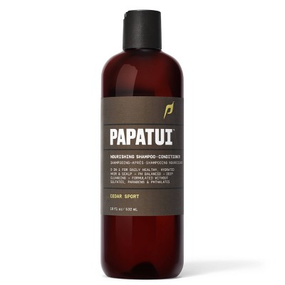 Papatui Nourishing Men's Shampoo+Conditioner 2-in-1 Cedar Sport - 18 fl oz