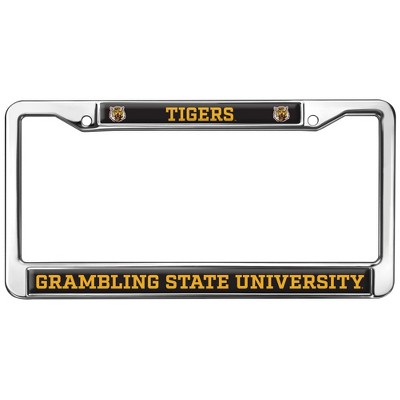 Grambling State University Tigers Full Size Standard License Plate Metal Frame