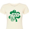 Women's - Star Wars - St. Patricks Day Clover Fitted Graphic T-Shirt - 2 of 3