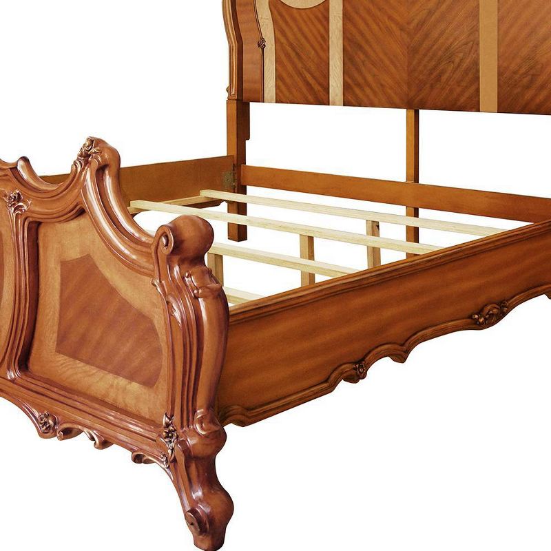 Picardy 93&#34; King Bed Honey Oak - Acme Furniture, 3 of 7