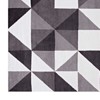 Modway Kahula Geometric Triangle Mosaic 8x10 Area Rug In Black, Gray and White - 3 of 4