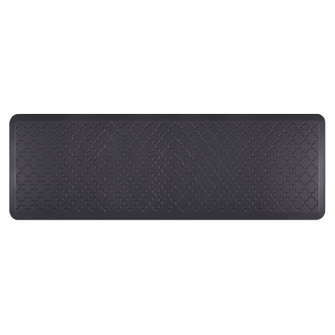 WellnessMats Estates Collection 6' x 2' Anti-Fatigue Mat Trellis, Midnight Blue