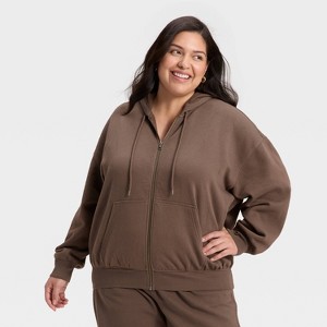 Women's Full Zip Hoodie Pullover Sweatshirt - Universal Thread™ - 1 of 3