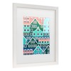 Trademark Fine Art - Beata Czyzowska Young Meet Your Neighbours Matted Framed Art - 3 of 4