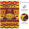 Thanksgiving Fleur De Lis Orange 30 X 44 Polyester Outdoor Hanging Garden Flag - 2 of 2
