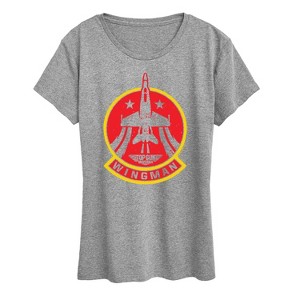 Women's - Top Gun: Maverick - Wingman Patch Short Sleeve Graphic T-Shirt - 1 of 4