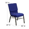 Emma and Oliver 18.5"W Church/Reception Guest Chair with Book Rack - 4 of 4