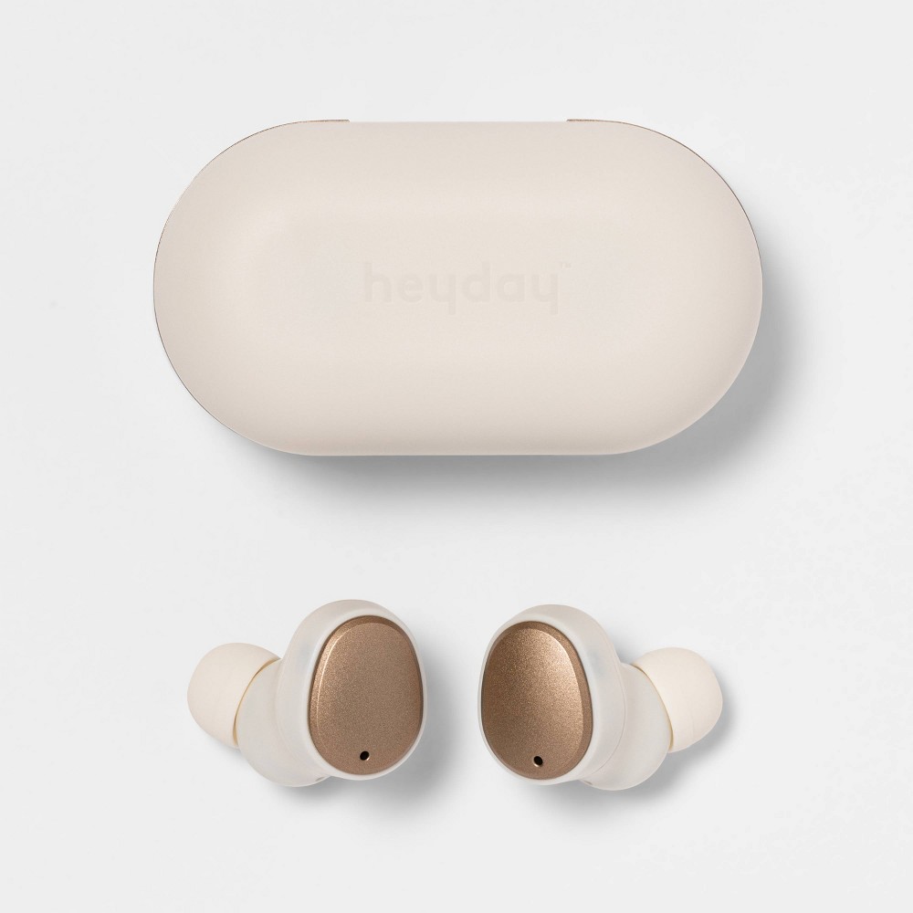 Active Noise Canceling True Wireless Bluetooth Earbuds - heyday™ Stone White - Target Certified Refurbished