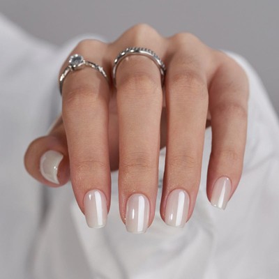 BTArtboxnails Vanilla Glazed Square Nails - Press On Nails