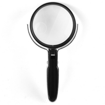 The Lakeside Collection Self Standing Magnifying Glass - Hands-Free Tool for Seeing Small Objects