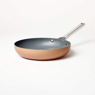 5qt Nonstick Ceramic Coated Aluminum Saute Pan Cream - Figmint™ : Target