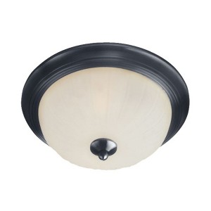Maxim Lighting Essentials - 583x 3 - Light Flush Mount in  Black - 1 of 2