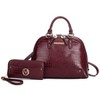 MKF Collection Nora Luxury Croco-Embossed Satchel Bag and Wallet Set by Mia K - 2 of 4