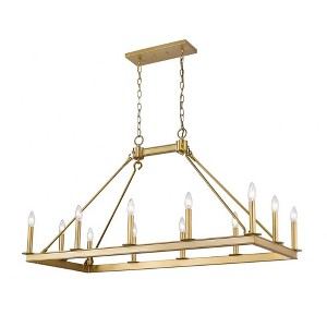 Z-Lite Barclay 12 - Light Chandelier in  Olde Brass - 1 of 3