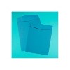 JAM Paper 10 x 13 Open End Catalog Colored Envelopes Blue Recycled 100/Pack (87725) - 4 of 4