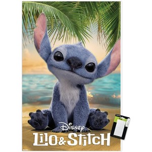 Trends International Disney Lilo & Stitch (2025) - Beach Pose One Sheet Unframed Wall Poster Prints - 1 of 4