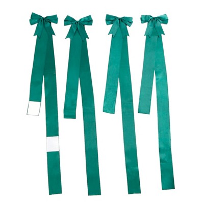 The Lakeside Collection Holiday Ribbons for Use on Furniture and Room Accents - Set of 4