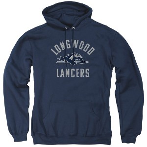 Longwood University Official Longwood Lancers Logo Adult Pull-Over Hoodie - 1 of 4