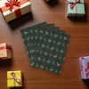 Unique Bargains Gift Wrap Paper Christmas Kraft 27.56"x19.69" 5 Pcs - 2 of 4