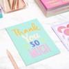 Paper Junkie 48-Count Thank You Card with Envelopes & Stickers Bulk, 6 Trendy Colorful Designs Cheerful Notes - 2 of 4