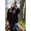 Britt's Knits Womens Knit Cozy Ribbed Cuff Cold Weather Leopard Warm Vegan Fur Pom Hat Animal Print - 2 of 2