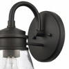 Elk Home Dovas 1 - Light Wall Light in  Textured Black - 2 of 3