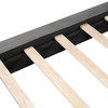 Queen Size Platform Bed Frame with Upholstered Cloud-shaped Headboard and Wooden Slats Support, No Box Spring Needed/Easy Assembly - 4 of 4