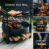 Good Directions Montana X 32" Deluxe 3-in-1 Outdoor Fire Pit Black - 3 of 4