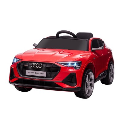 Red 12V Audi E-tron Sportback Kids Ride-On Car