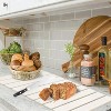 LunaLulinlk Large Stone Dish Drying Mat for Kitchen Counter 24"(L)x16"(W) Dish Drying Stone Diatomaceous Collapsible, Quick Drying Pad - 4 of 4