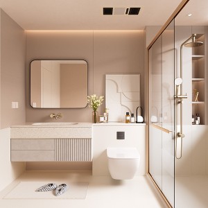 Rectangular Framed Tempered Glass Wall-Mounted Bathroom Vanity Mirror - 1 of 4