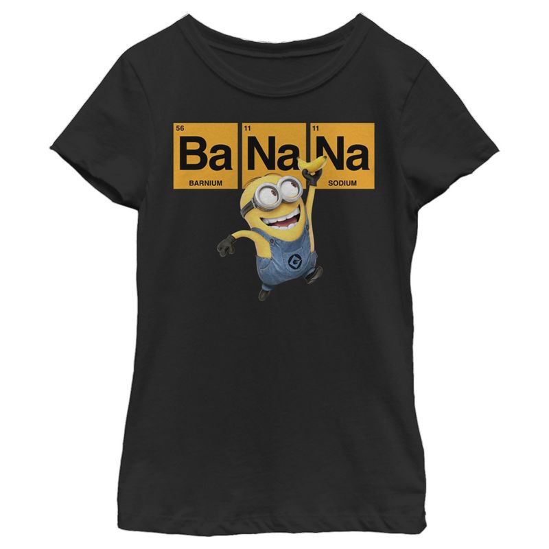 Girl's Despicable Me Minions Elements T-Shirt, 1 of 4