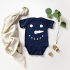 The Juniper Shop Snowman Face Baby Bodysuit - 2 of 2