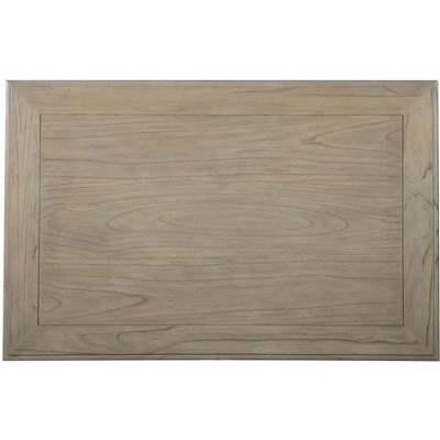 Traditional Black and Gray Rectangular Coffee Table with Storage