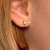 Girls' Shaped Mother of Pearl Screw Back 14k Gold Earrings - In Season Jewelry - 3 of 4