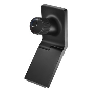Sumerain Wall Mount Bathroom Sink Faucet with Swiveling Waterfall Brass Spout, Matte Black - 1 of 4