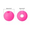 Unique Bargains Round Loose Silicone Beads for DIY Keychain Jewelry Making 50 Pcs - 3 of 4