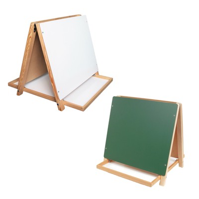 Crestline Products Magnetic Table Top Easel, Chalkboard/whiteboard