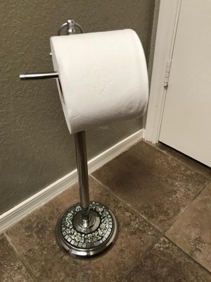 Freestanding Toilet Tissue Holder Chrome - Nu Steel : Target