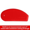 Betty Crocker Silicone Dough Scrapper, Red - 4 of 4