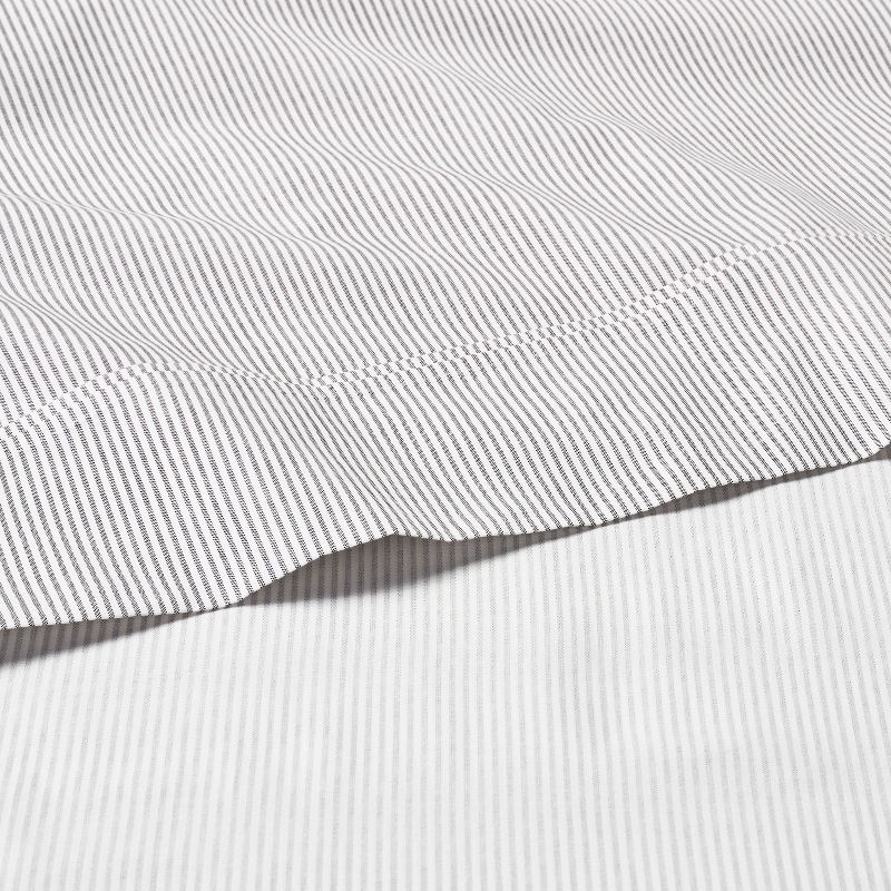 Cotton Percale Microstripe Sheet Set - Hearth & Hand™ with Magnolia, 3 of 6