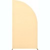 Half Moon Arch Cover Backdrop Wedding Arch Backdrop Stand Cover Fitting Backdrop Arch Cover for Birthday Party Engagement Wedding Decoration - 4 of 4
